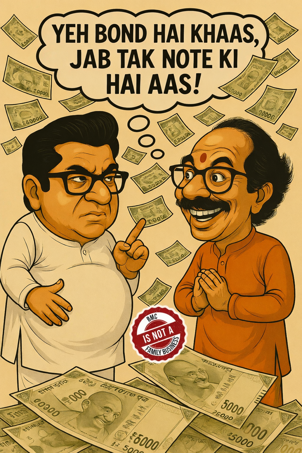 नात्यापेक्षा नोटांची ओढ भारी!