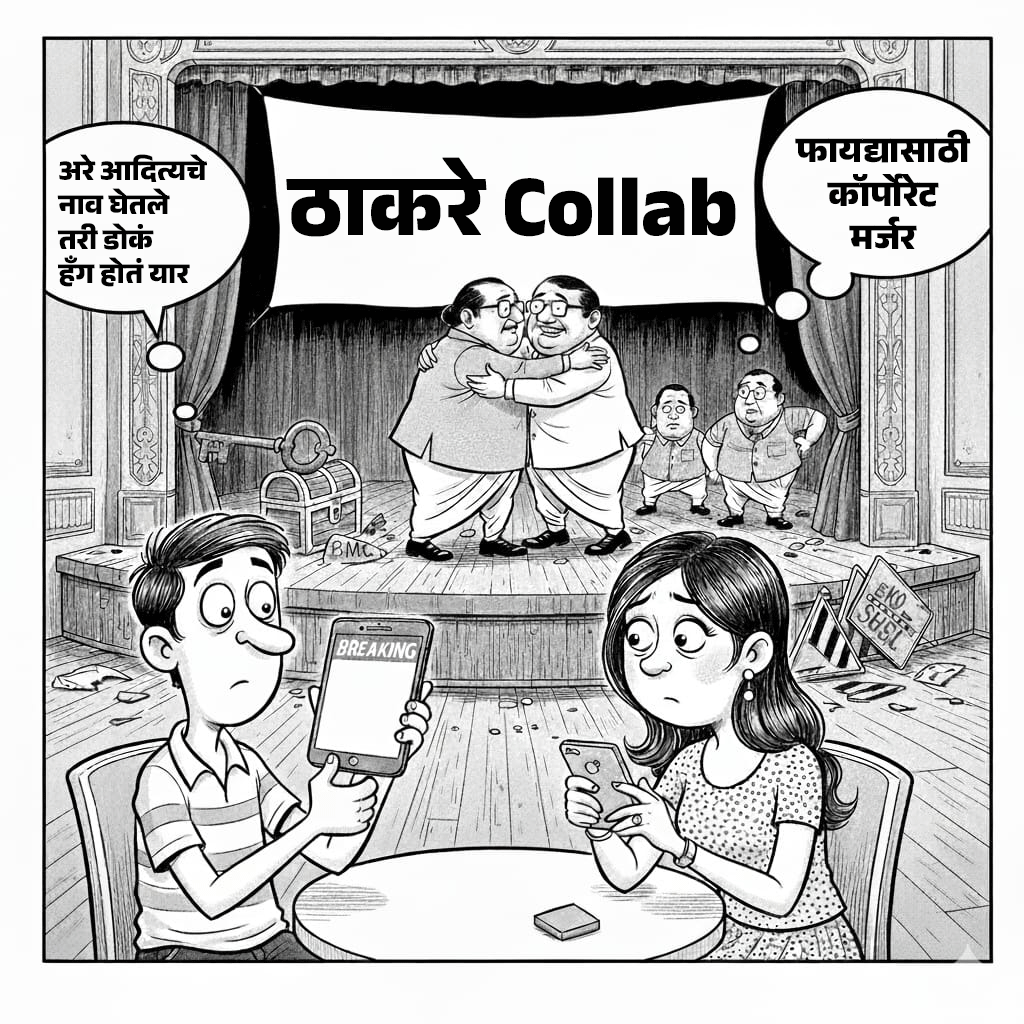 बीएमसी इलेक्शन : द ठाकरे 'कोलॅब' (Collab) आणि जेन-झीचा 'एक्झिट पोल'!