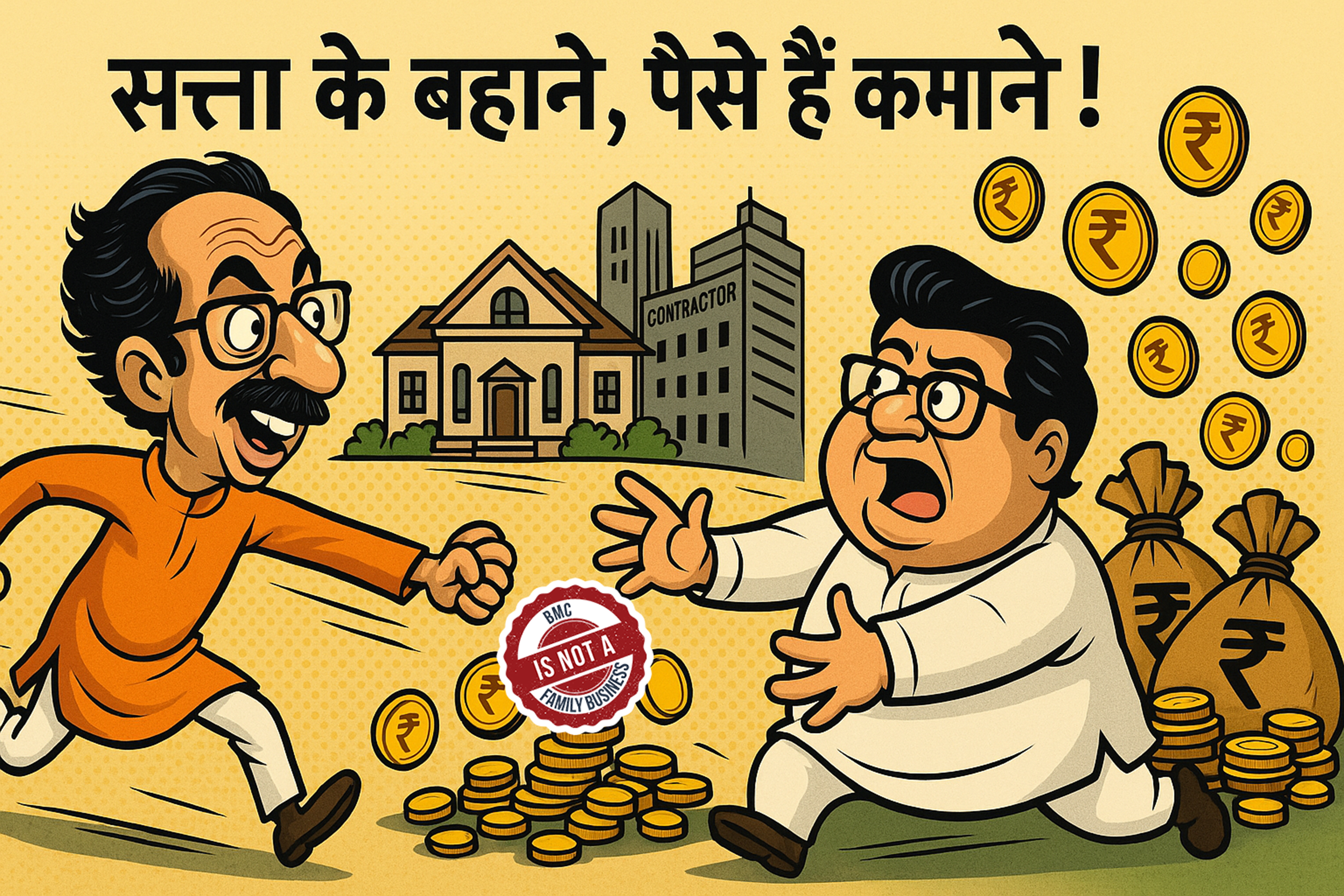 आपण दोघे भाऊ सत्तेवर बसून खाऊ!